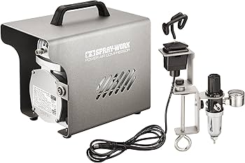 タミヤ　パワーコンプレッサー　エアブラシ　塗装ベース タミヤのパワーコンプレッサーが最高すぎる！充電式との比較で